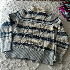 Organic “Old Ranch” Mock Neck Long Sleeve Sweater